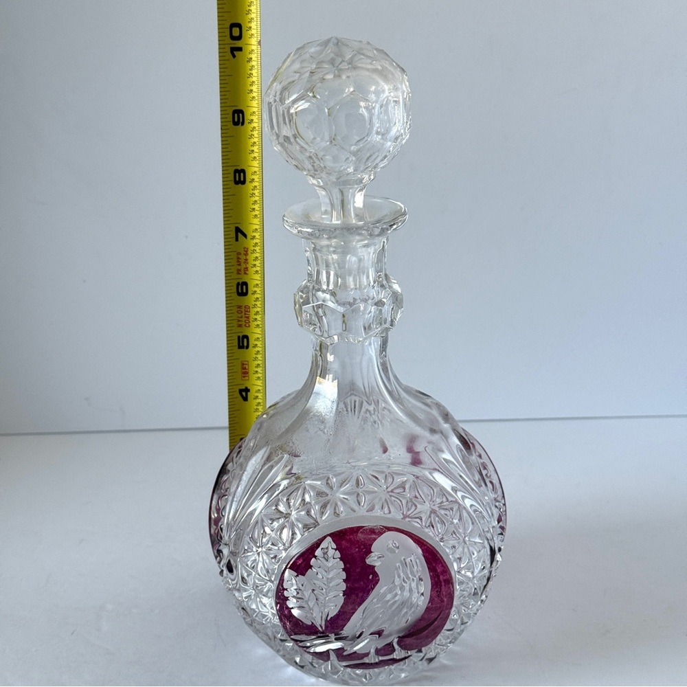 Hofbauer Byrdes Collection, The Ruby Decanter & Stopper | Wine Decanter - Picture 8 of 9
